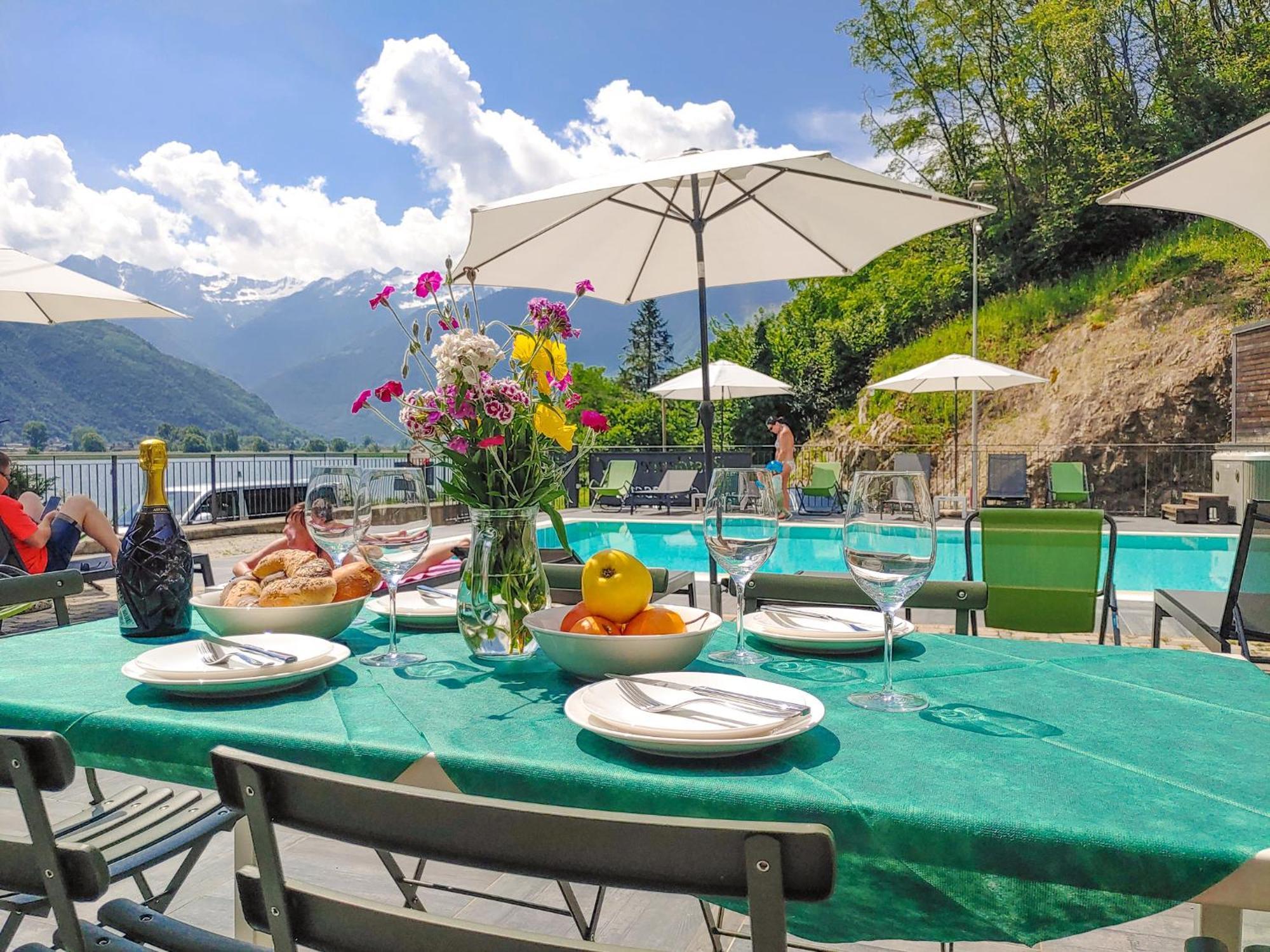 Dascio Emotion Ferienwohnung Mit Terrasse Am See Eksteriør bilde